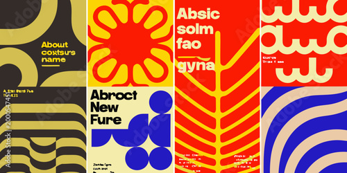 asymmetrical vertical splits with bold colors and geometric shapes high quality professional detailed modern elegant