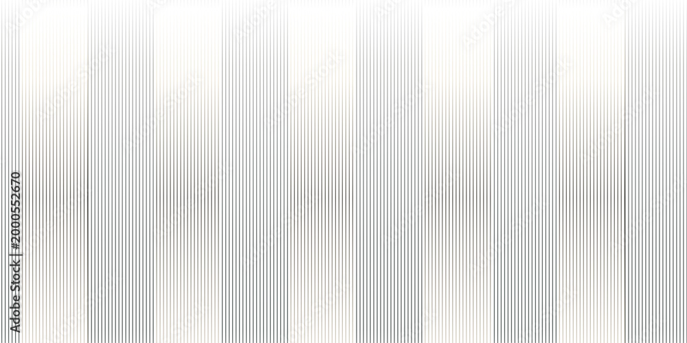 Obraz premium Minimal black and white oblique gradient stripe line. diagonal curves thin fabric design. vector abstraction line transparent wavy fabric web geometric pattern technology texture design.
