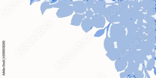 abstract floral arrangement in soft blue tones on white background high quality professional detailed modern