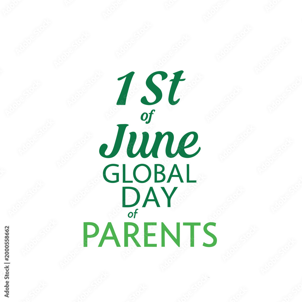 Fototapeta premium global day of parents, parents, father, mother, world, dad, mom