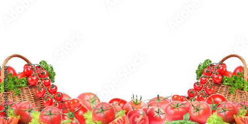 Fresh tomato isolated