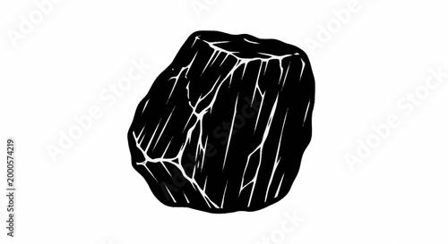 Black Rock Geology Mineral Specimen.