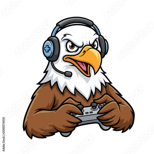 Eagle Gamer with Headset and Controller