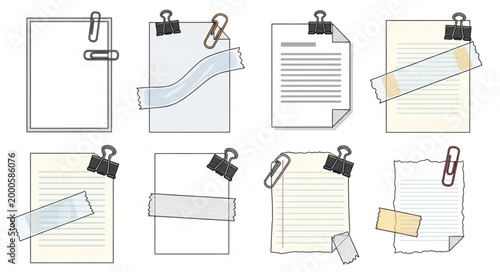 Paper Clips and Sheets.