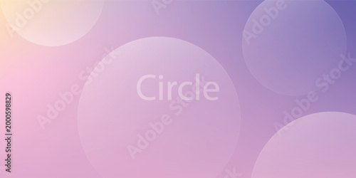 Circles abstract geometric on gradient background. Yellow pink and purple colour gradation. Graphic Business background hitech technology digital design illustration web template.