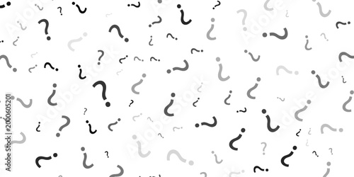 Photography Question mark seamless pattern