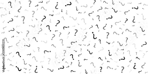 Bilde på lerret Question mark seamless pattern