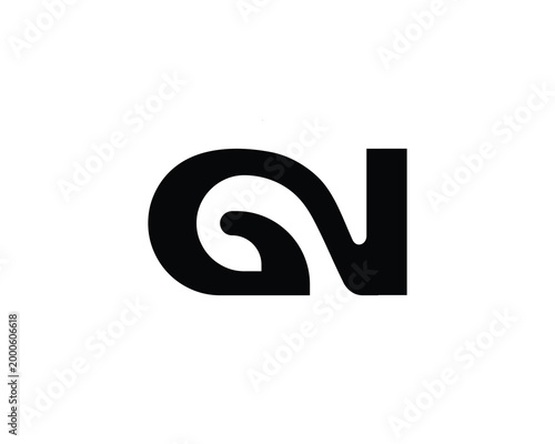GN Logo Design. GN