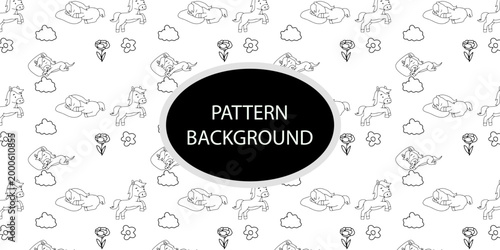 abtract animal pattern vector background with abstract decorative frame border pattern illustration retro ornament design wallpaper invitation set