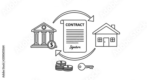 Real Estate Contract Signing Process.