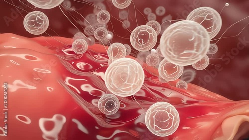 Inside body tissue,
immune cells calmly patrolling,
suddenly they attack harmless particles,
causing inflammation effect,
tissue becomes slightly swollen
