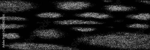 Chalk grunge backgrounds set. Chalkboard abstract sketches. White chalk pencil hatches and scribbles. Grungy backdrops collection.