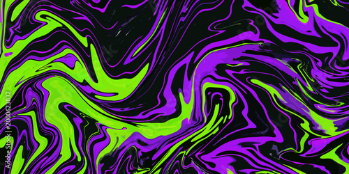 dynamic psychedelic wave pattern with swirling green and purple colors high quality professional detailed modern
