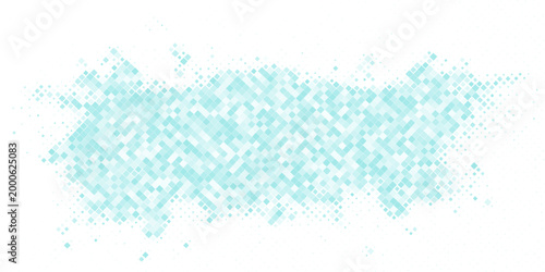 Gradient blue vector modern geometric background. Abstract template. Geometric pattern in square style with gradient. Background for business, banner, website, business card