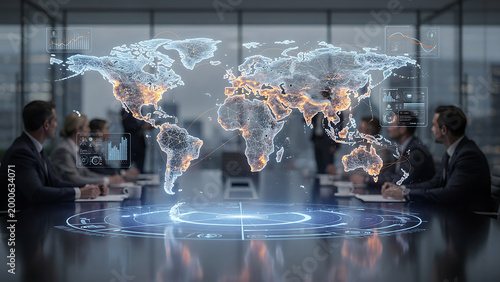 Global Business Partnership Worldwide Connection Corporate Collaboration Concept