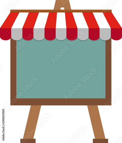  Sidewalk Frame Sign Chalkboard Illustration
