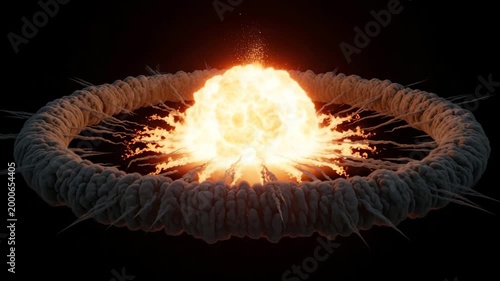 Ring of fire explosion burst