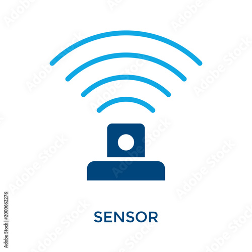 Sensor Icon Dual Tone Style. Vector Illustration For Graphic Design