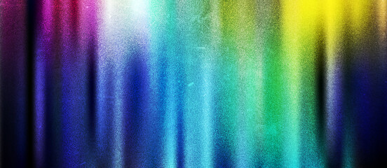 background gradient black and colorful light color with blur, scratch and grainy texture