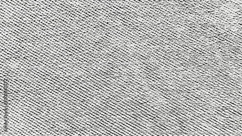 grayscale denim fabric texture closeup with intricate twill weave pattern evoking rugged vintage industrial mood