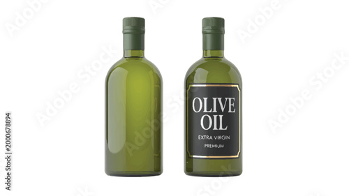 Premium Extra Virgin Olive Oil Bottle Presentation