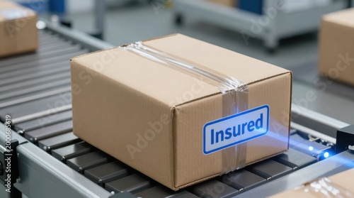 Cyber extortion insurance measures for package delivery warehouse operations industrial environment high-resolution view