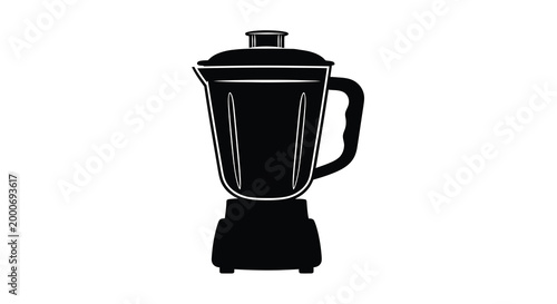 blender silhouette on white background high quality professional detailed modern elegant stylish clean crisp vibrant colorful digital creative innovative contemporary