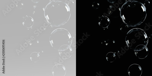 Photos Floating soap bubbles with weightless clear liquid spheres and air png