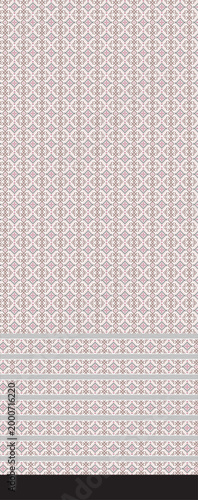 PrintNew Kalam kari Magical seamless pattern Tree pice Design