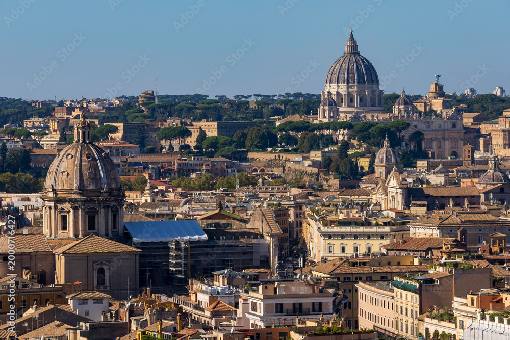 Obraz premium Beautiful view of monumental Rome