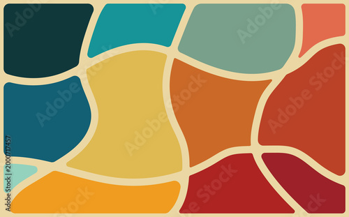 Abstract vector web background design. Aesthetic art background design. Abstract wavy shape background.