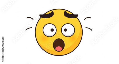 Shocked Emoji Face Expression Surprise Astonishment.
