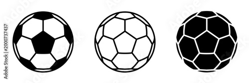 Soccer ball icon. Football icon