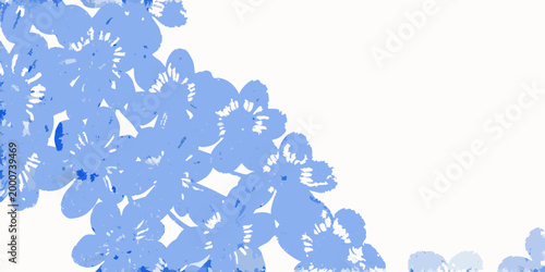 blue floral arrangement on white background high quality professional detailed modern elegant stylish clean crisp