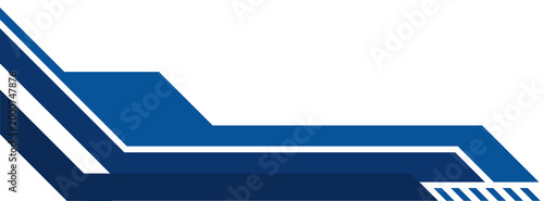 Modern Blue Tech Graphic