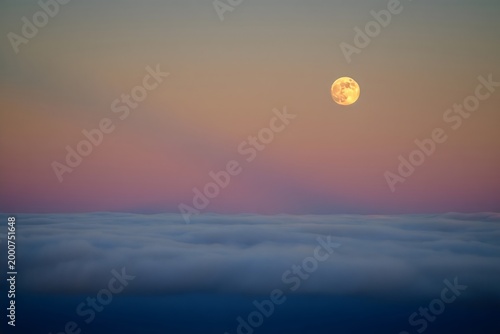 Moonlight Cloudy Night Sky Background