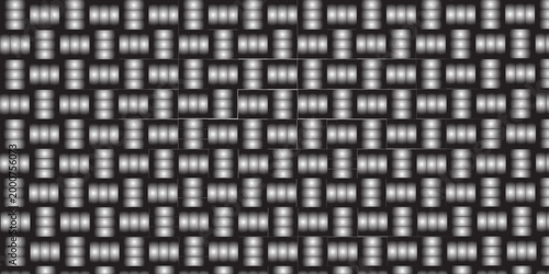 Vector geometric seamless pattern black WHITE, Monochrom