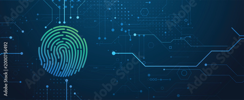 Digital Fingerprint Scanning for Biometric Data Security and Cyber Protection
