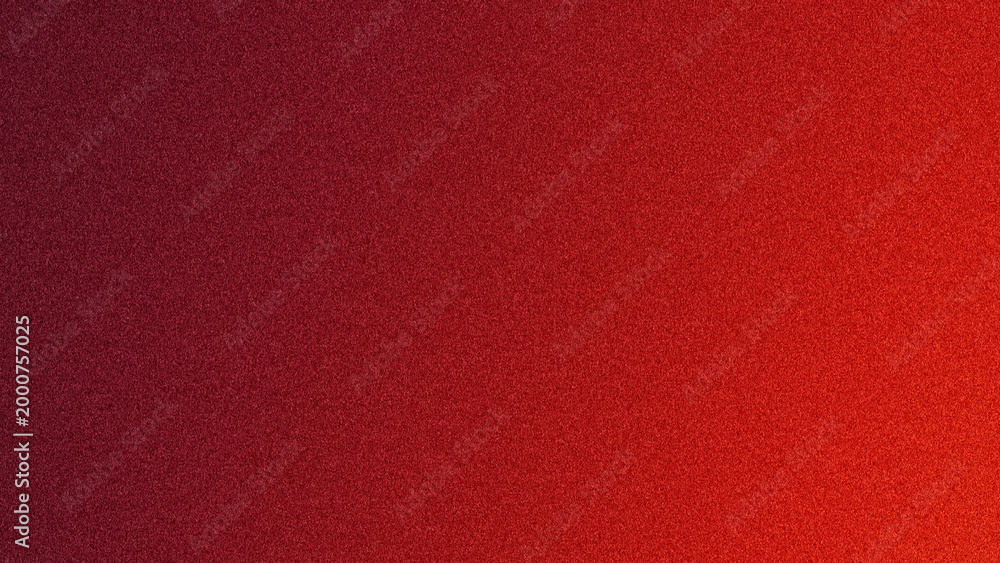 Fototapeta premium Abstract red gradient background with fine grain texture