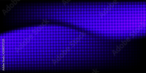 Abstract dark background with a smooth vibrant blue fluid wave and soft transitions. Modern digital backdrop for technology