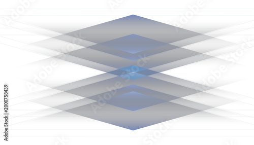 Abstract image with overlapping gray and blue triangles, creating a geometric pattern, showcasing a modern and minimalist design, ideal for a clean and sophisticated aesthetic