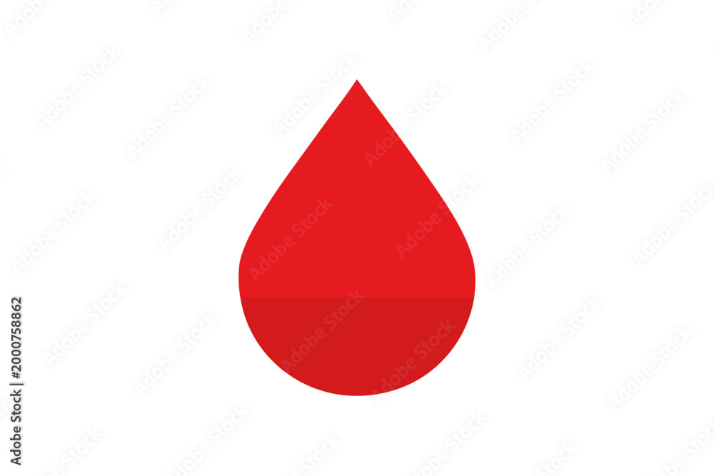Fototapeta premium red drop of blood