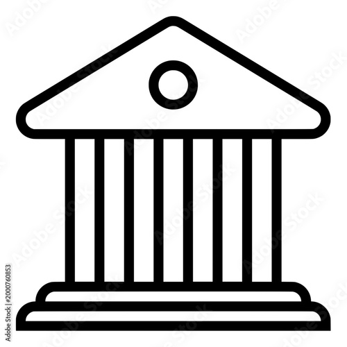 building vector sketch icon