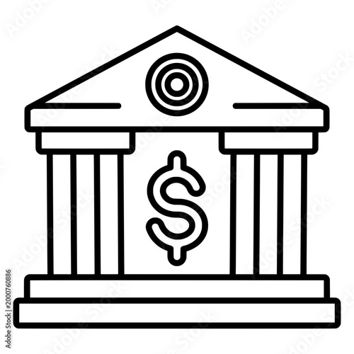 building vector sketch icon