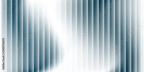 Abstract vertical teal and white gradient stripes with smooth wavy light effects. [This vector is suitable for web, presentation, advertising, technology, business background and etc
