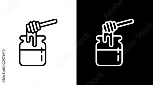 Honey White Icon Set Design