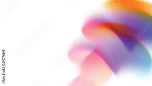 Abstract colorful blur a vibrant swirl of red blue and orange hues