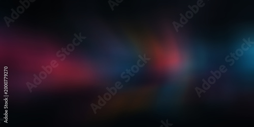 Dark abstract background with blurred vibrant lights, futuristic glowing shapes, deep space nebula effect, energetic colorful anomaly.