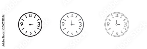 Clock Icon for Time and Schedule