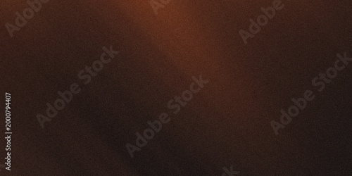 Φωτογραφία Deep chocolate brown background with subtle warm light beam and textured noise effect for sophisticated professional design